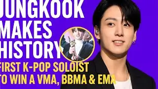 Jungkook&rsquo;s Legendary Achievement | VMAs, BBMAs & EMAs History Made