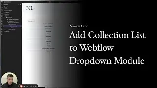 Webflow Mastery: Dynamic Dropdowns with Collection Lists | Narrow Land Tutorial