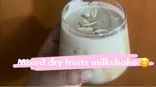 Mixed dry fruits milkshake recipe😋//healthy and testy//yummy testy//energy drink//@Yummy_testy 