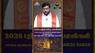 மேஷம் ராசிகாரர்களுக்கு 2026-யில் வாழ்க்கை எப்படி இருக்கும்? | Gajakesari Stellar Astrology
