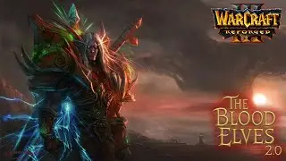 The Blood Elves v2.0 | Custom Warcraft 3 Race vs 2 Undead AI (Gameplay Showcase)