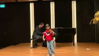 Thitt (5 years old) plays Rieding concerto first movement op. 11
