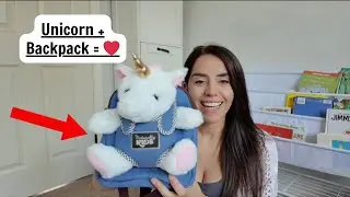 Toddler Gift Idea: Unicorn Backpack + Plush Toy Review