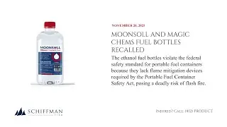 MoonSoll and Magic Chems Fuel Bottles Recalled