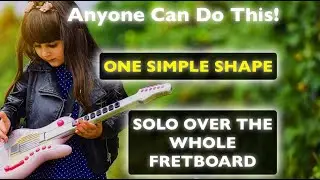 One Easy Shape for the whole Neck Pentatonic Horizons ONE