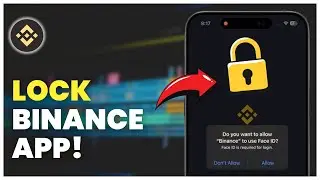 How to Lock Binance App on iPhone (Face ID/Passcode | iOS 18 Update)