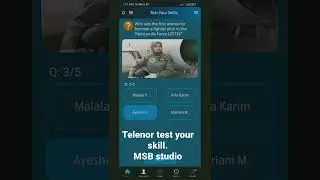 test your skill 19 January 2022. telenor free Internet answer