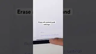 Как сбросить настройки iPad Pro до заводских за 22 секунды 📱😂 #apple #ipadpro