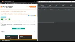 Web cache poisoning via ambiguous requests-Web Security Academy
