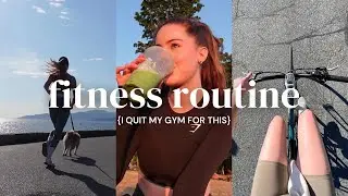 My Summer Fitness Routine | vancouver biking, puppy runs, sunset yoga + healthy habits!