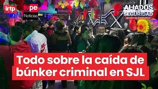 Allanan búnker en San Juan de Lurigancho: más de 50 intervenidos y frustran fuga en pleno operativo