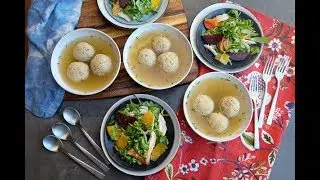 Matzo Ball Soup from One Potato Box