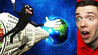 Throwing CARTOON CAT Off SPACE TOWER In GTA 5