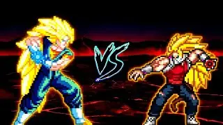 Super Vegito AI V3 OP VS Cumber V5 OP (all form) in Jump Force Mugen