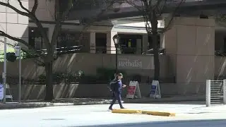Images outside Houston hospital approved to deliver new coronavirus treatment | AFP
