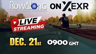 🔴 LIVE Group Row: 21st December  09:00 GMT -  30 Minutes All Levels -  Any Rowing Machine