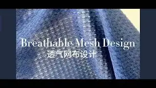 Cationic mesh fabric has the functions of sweat wicking breathability quick-drying. 