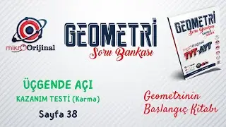 KAZANIM TESTİ (Karma) | Üçgende Açı | Mikro Orijinal Geometri Soru Bankası
