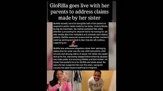 GloRilla goes live with her parents to address claims made by her sister