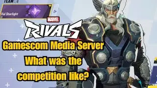 What was the Gamescom competition like? | Thor Gameplay | Marvel Rivals
