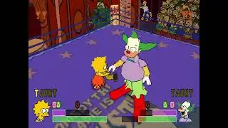 The Simpsons Wrestling Lisa Gameplay
