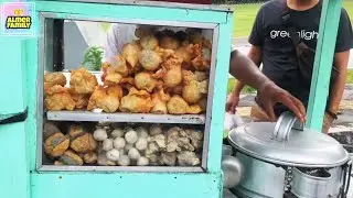 Street Food BAKWAN KAWI Indonesia - Jajanan Pinggir Jalan Bakso Malang