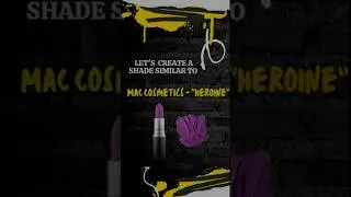 MAC Cosmetics Inspired Bold Purple Lipstick Shade | Heroine| Custom Lipshade Mix 💜