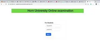How to enter exams