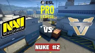 Группа C. NAVI vs TEAM ONE. Map-2 Nuke. ESL Pro League Season 13