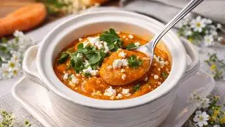 The Coziest Healthy Soup for Winter | Roasted Carrot Ginger Soup