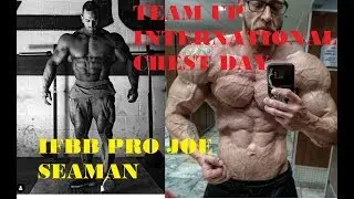 IFBB Pro Bodybuilder Joe Seaman/International Chest Day  /5K all you can eat sushi challenge