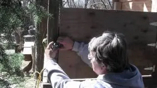 The Backyard Professor Builds a Chicken Coop FUN & EASY!!!!