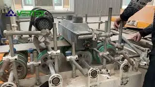 🔥The fiber cement board is undergoing the post-coating process.❤️#machine #Calcium silicate board