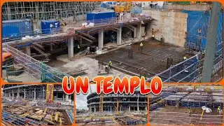 🔴OBRAS CAMP NOU (10 de Octubre)⚠️7 cerchas para acabar el voladizo 