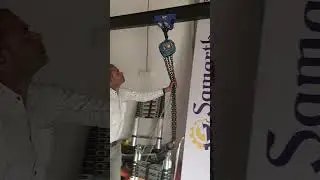 1 Ton Chain Hoist Trolley with 1 t chain pulley block | Available on IndiaMART