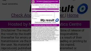 Ca foundation jan 25 result reaction 🧿🥹. scored 311 marks✨. #cafoundation #caresults #icai #cainter