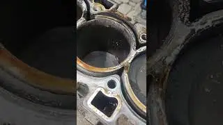Sonata NF 2005: Severe engine overheating exposed the inside of the cylinder block's castings! #o...