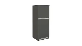 Dispensa da cucina, Armadio porta frigo a 2 ante, 100% Made in Italy, 60x60h165 cm