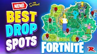 *НОВИНКА* Самые лучшие места выпадения предметов в Fortnite Simpsons (получите больше корон)