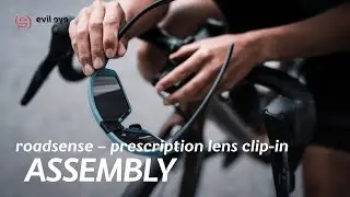 evil eye sports glasses roadsense | prescription lens clip-in | assembly how-to