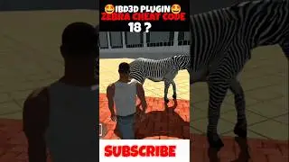 ZEBRA CHEAT CODE🤩 in Indian bike driving 3d || #shorts #indianbikedriving3d #cheatcodes