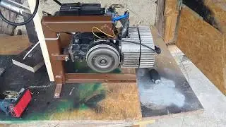 Sachs 535 Motor mit Bing 17 Vergaser und Puch Auspuff