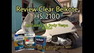 Repaint Vespa Matic Menggunakan Belkote HS 2100