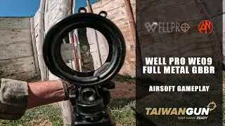 Well Pro WE09 Full Metal GBBR - @AirsoftNext Gameplay