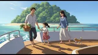 A Gentle Yacht Story | Calm Sea, Warm Hearts 🛥️💫|| Ghibli style