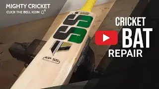 Another cricket bat repair #mightycricket #cricketbatrepair