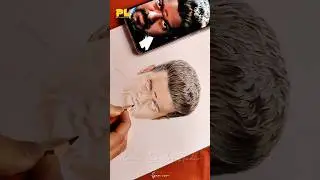❤️ Bigil Vijay Pencil Drawing | 💖 Thalapathy Vijay Drawing 🥰 #actorvijay #syamsivarts #pencillabarts
