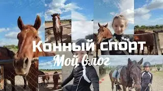 Мой VLOG конный спорт//Hello Eva