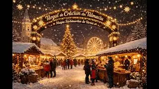 Târgul de Crăciun din Tălmaciu, Sibiu – Magia Sărbătorilor de Iarnă.  Atmosferă de poveste.