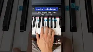 Imagine - John Lennon easy piano tutorial!